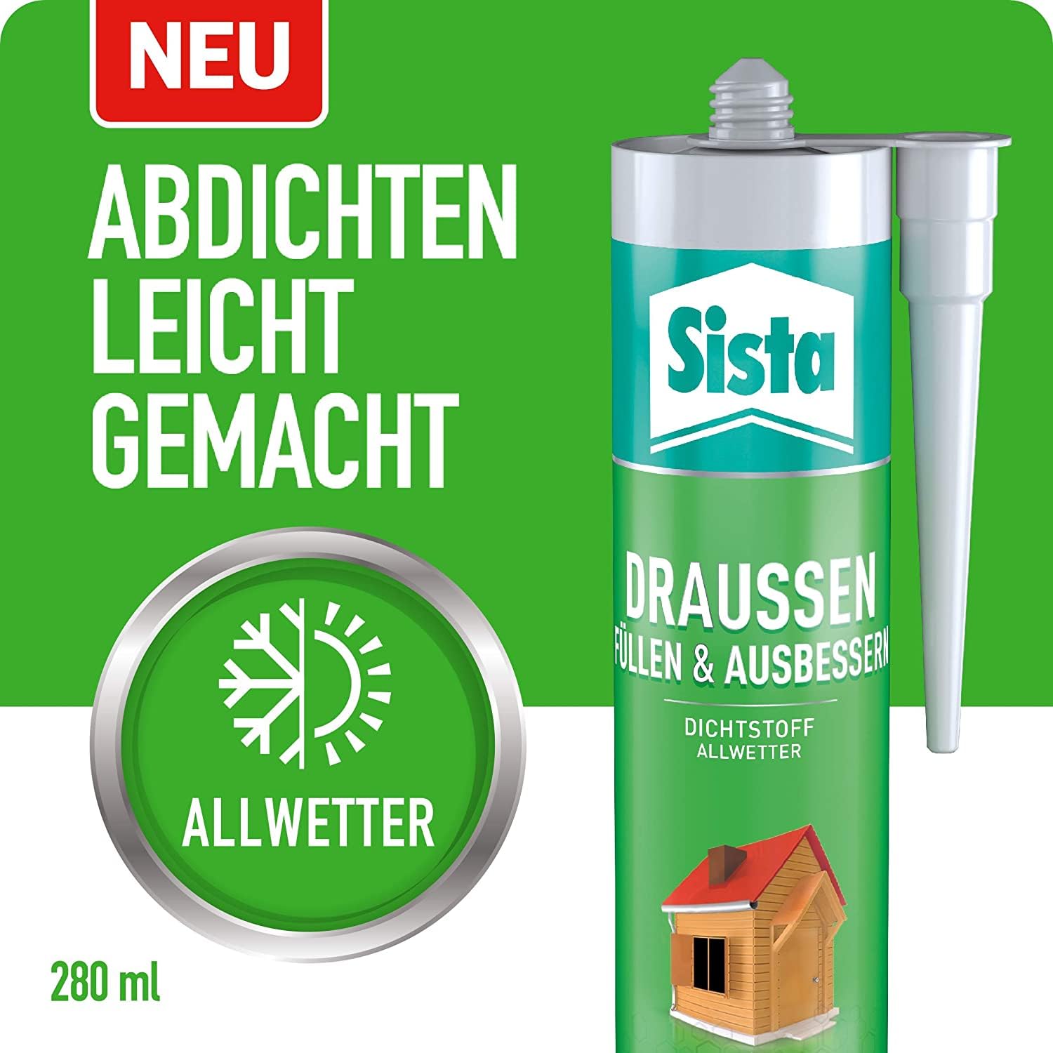 Sista SLOTR Indoor Fill & Touch Up Sealant, Transparent