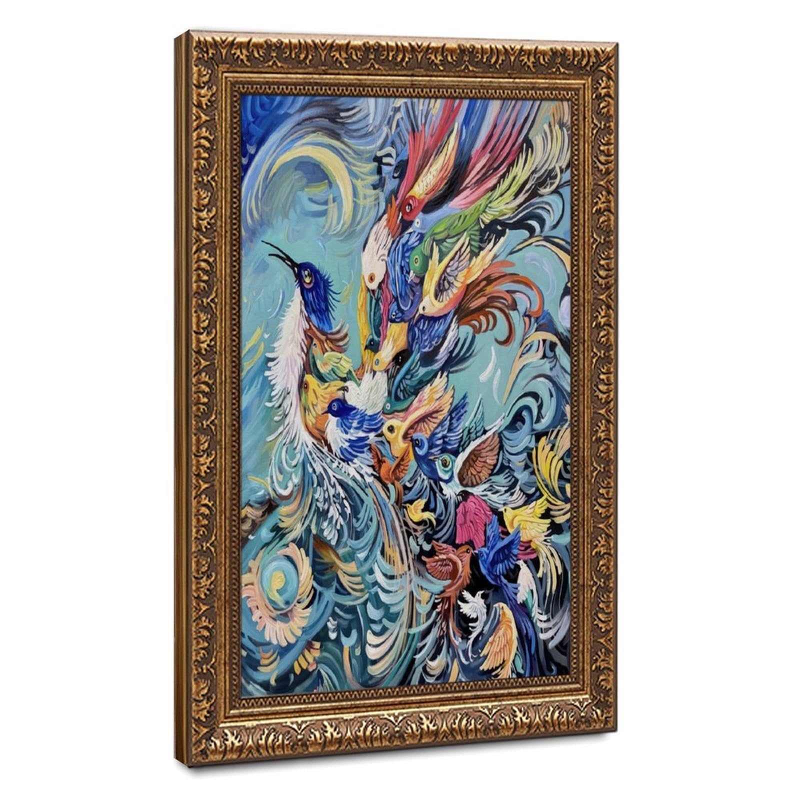 Bareronor Phoenix Abstract Bird Poster Canvas Poster Bedroom Decor Landscape Office Room Decor Gift 20" L X 30" W