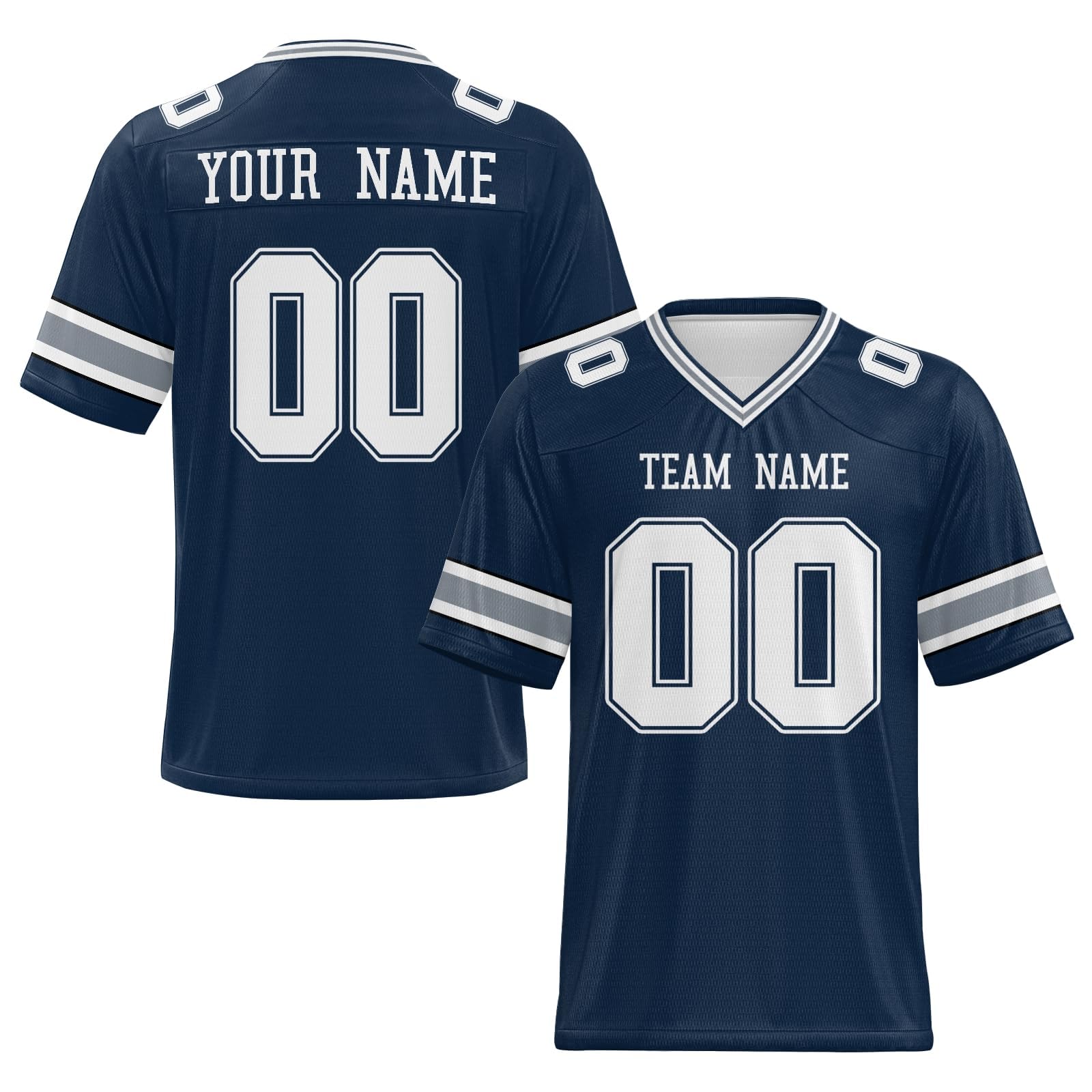 Custom Replica Football Jerseys Personalized Customized Name Number Sports Shirts Uniform Football Gifts for Men Women