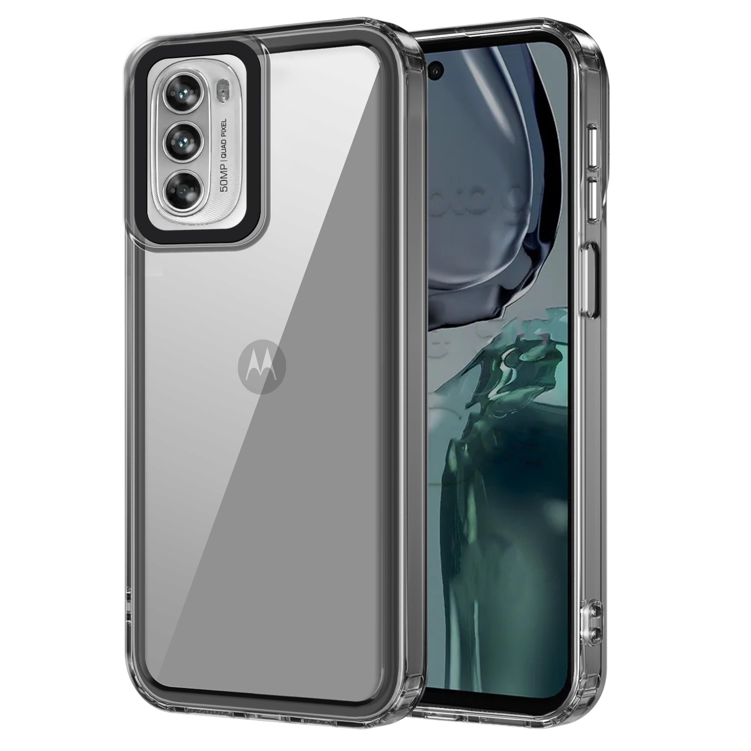 amazon basics Back Case Cover for Motorola Moto G52 5G (Thermoplastic Polyurethane_Translucent Black) (B0CSPG64NV) Amazon Price History, Amazon Price Tracker