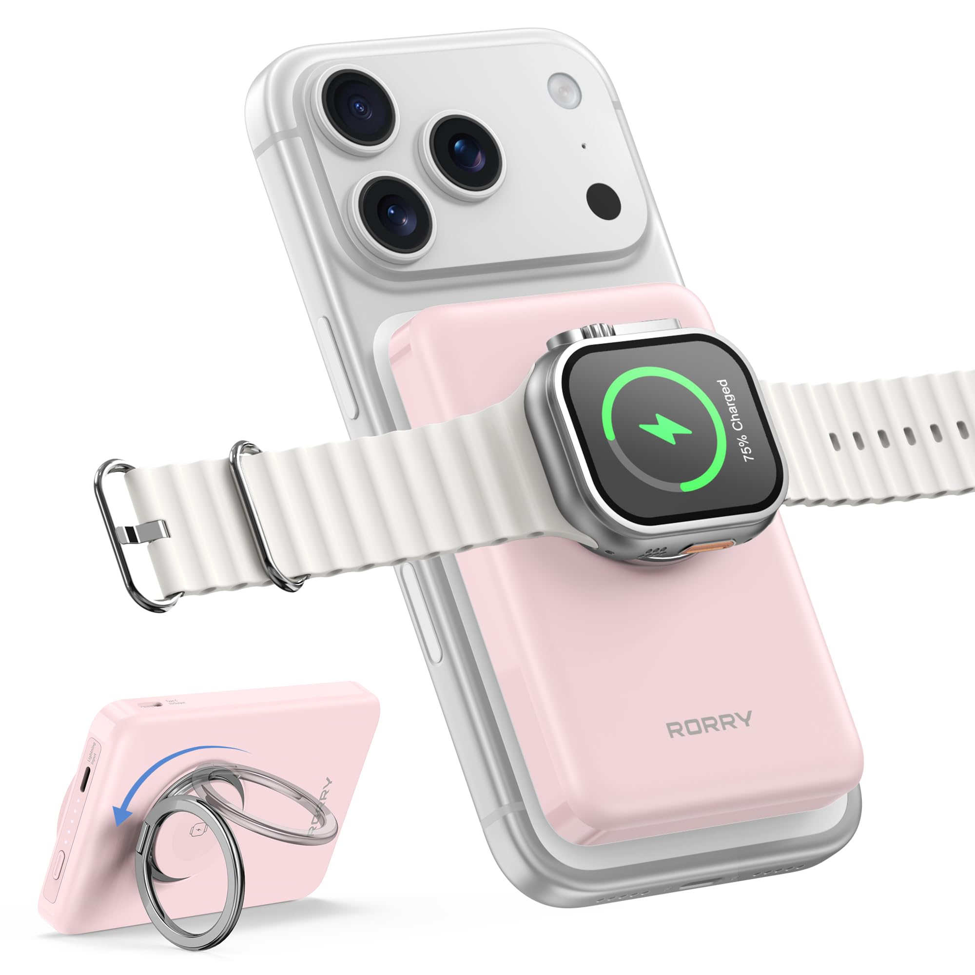 Amazon | 【最強 3in1ワイヤレス充電】 RORRY モバイルバッテリー 小型