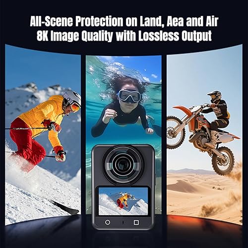 Miniatura 7 de Cubierta protectora de lente para cámara DJI Osmo 360, protector de lente a presión de PC duro compatible con DJI Osmo 360 Accesorios de cámara de