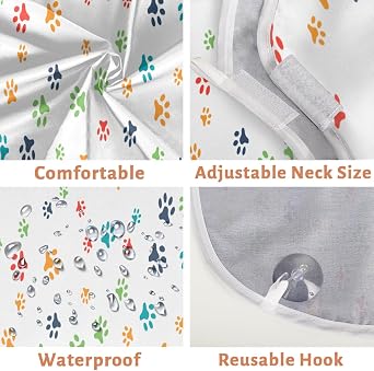 Colorful Abstract Tree Beard Bib Beard Hair Catcher for Men Shaving