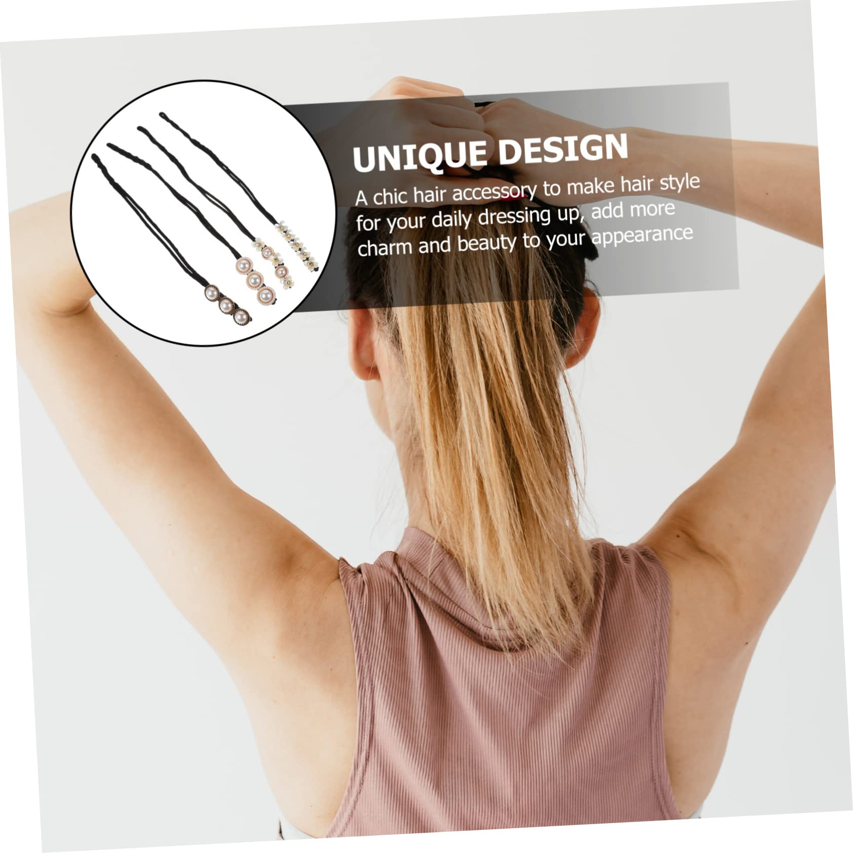 MAGICLULU 3 Sets Haar-donut-dutt-maker Einfach Zu Verwendender Haar-dutt- Zum Stylen Von Haar-dutt-maker-werkzeug 4 Stück * 3