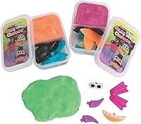 Vista 1 de Fun Express Construye tus propios personajes de arena pegajosa - Juguetes artesanales para niños - 12 piezas