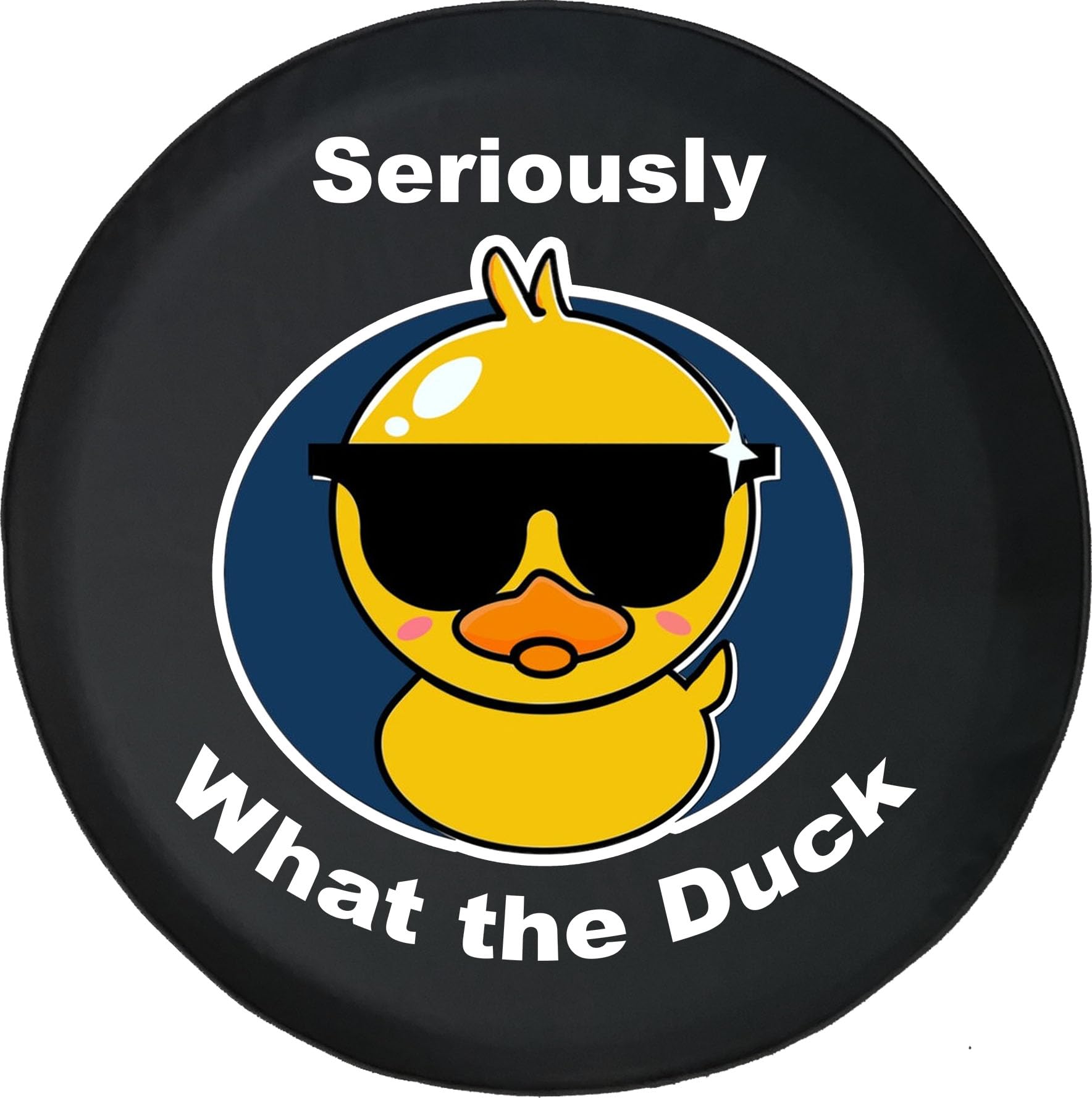 Spare Tire Cover Cool Sunglasses Duck fits 16-20 inch Rim | 32-33 tire