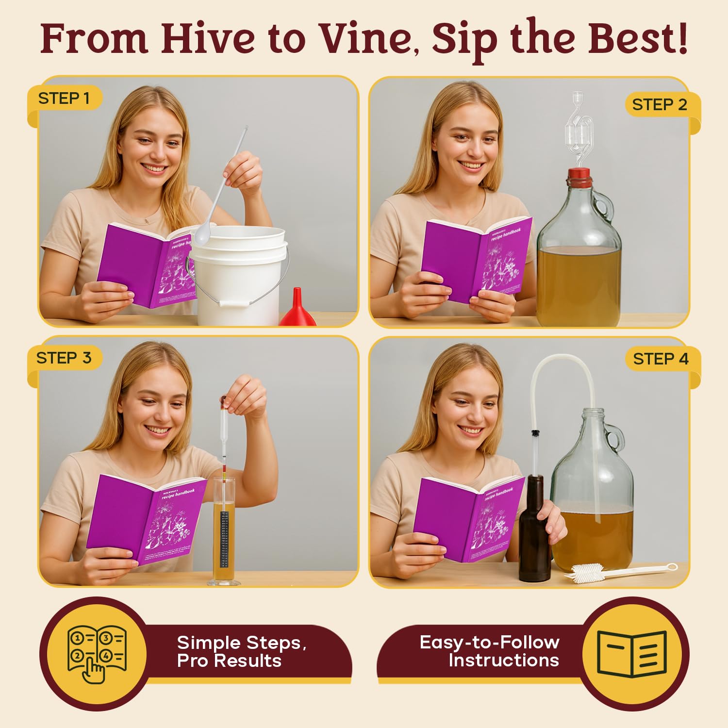 Kit de elaboración de hidromiel y vino