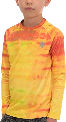 Miniatura 5 de Camisetas de protección solar para niños jóvenes, camiseta ligera de manga largacorta, SPF 50+