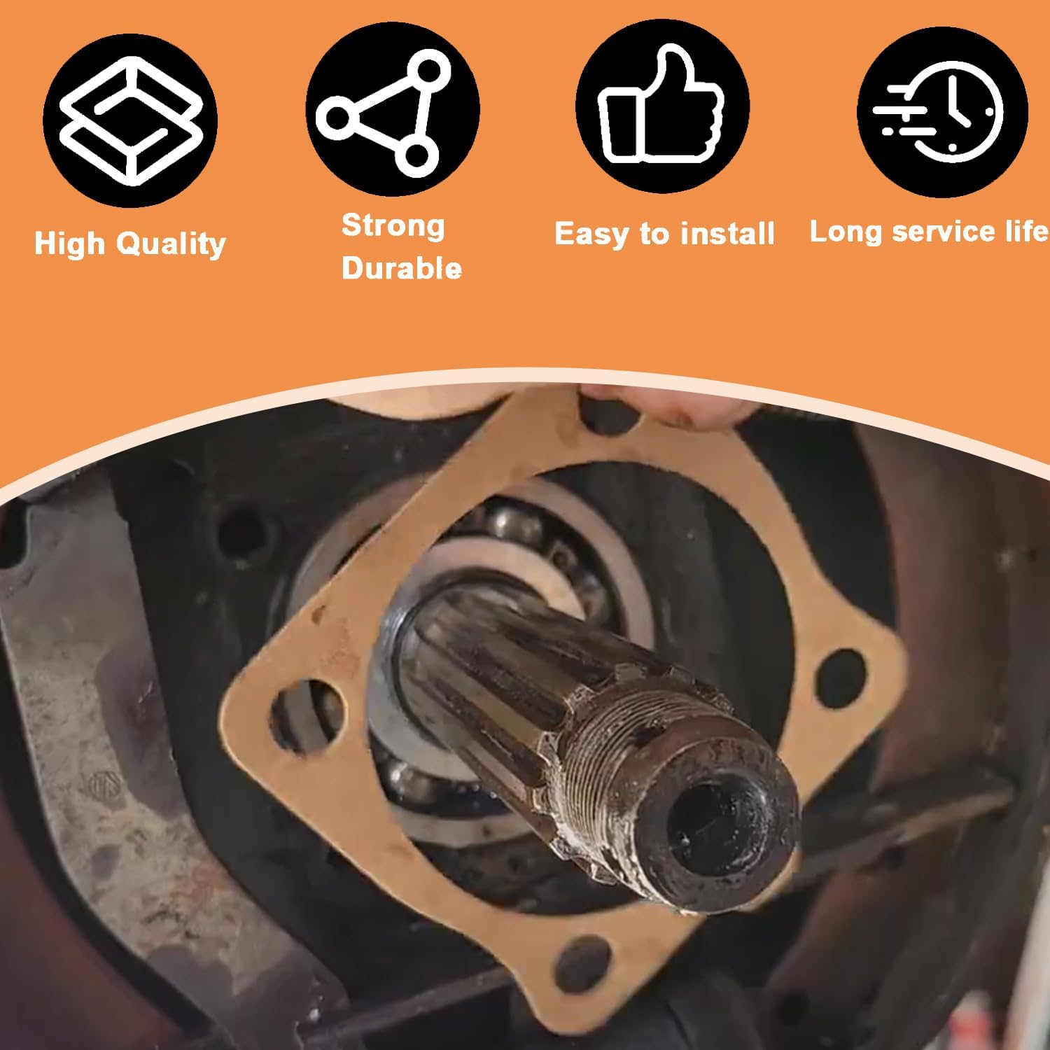 mooncar Rear Axle Bearings Seals Kit Fit for Volkswagen Type 3 Squareback Fastback Notchback Beetle IRS Axles,for Vw Type 1 Bug Karmann GHIA