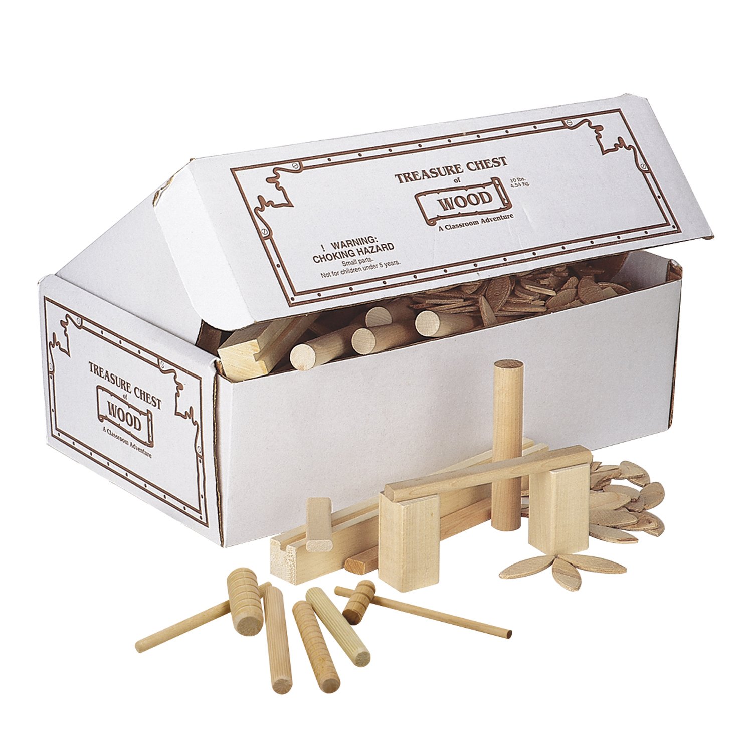Limited Discount Pacon® PAC25330 Treasure Chest of Wood, 10 lbs.