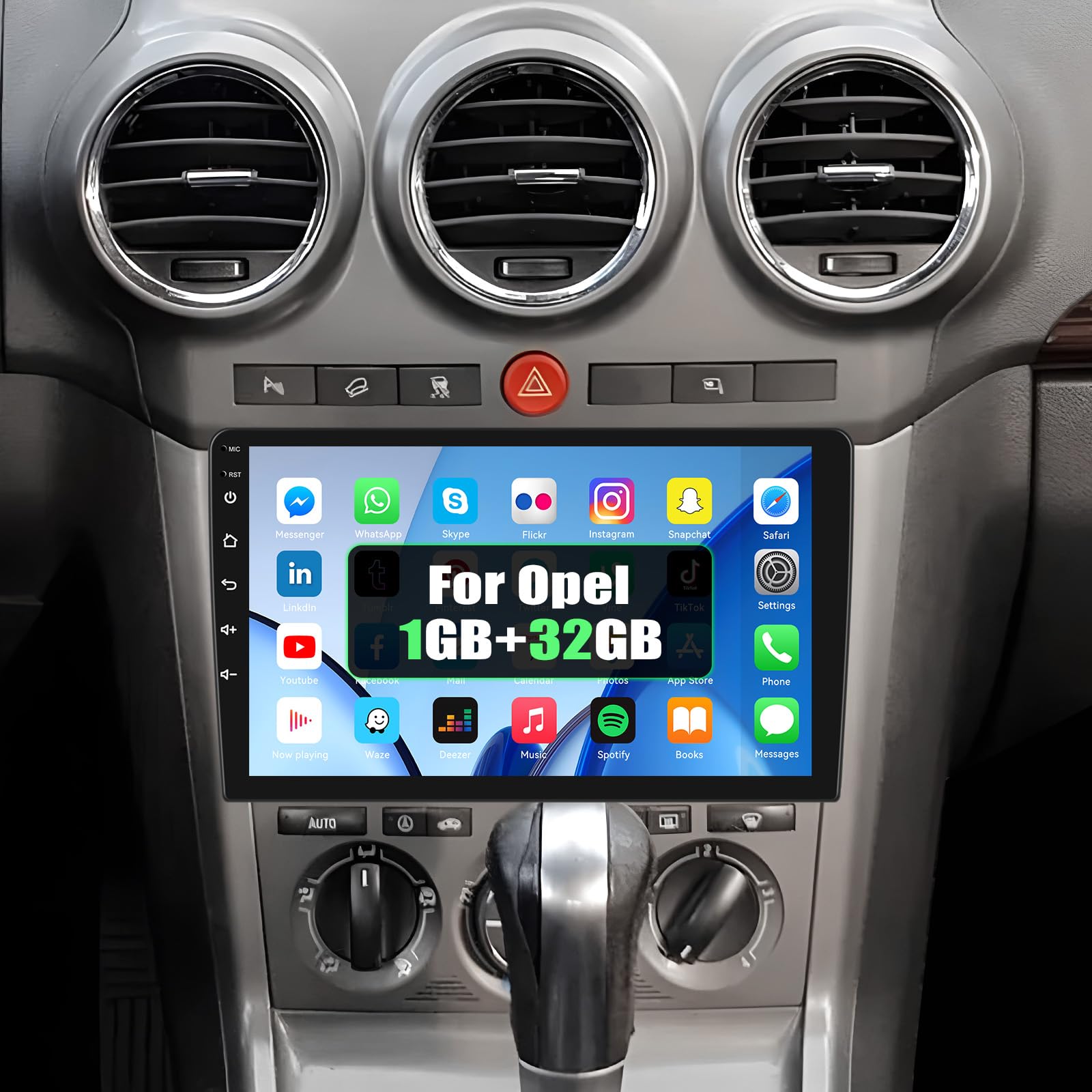 1+32G]SIXWIN Android 13 Autoradio per Opel Zafira y Astra 2005