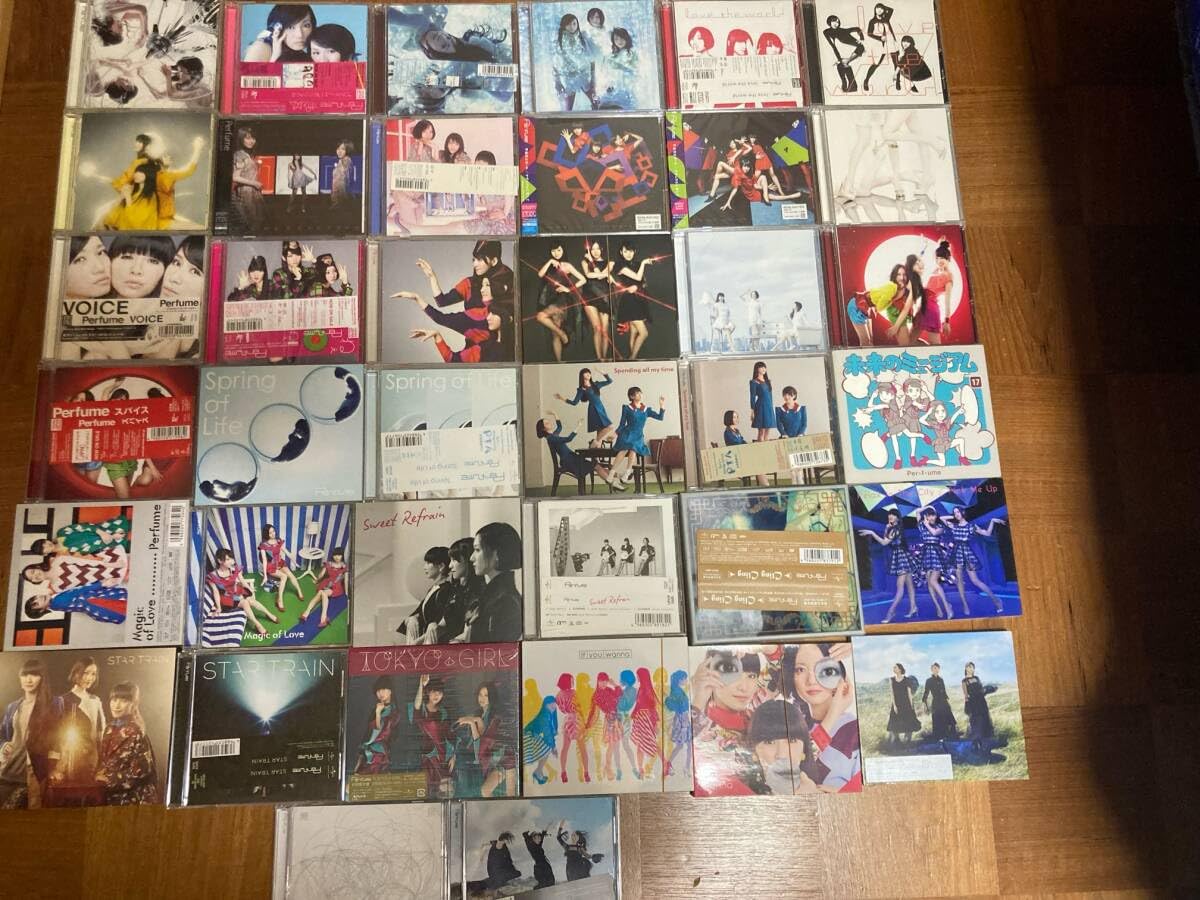 Perfume CD アルバム シングル DVD まとめ売り 24点セット Amazon.co.jp: ！！Perfume シングル＆アルバム＆DVD49枚セット ☆初回