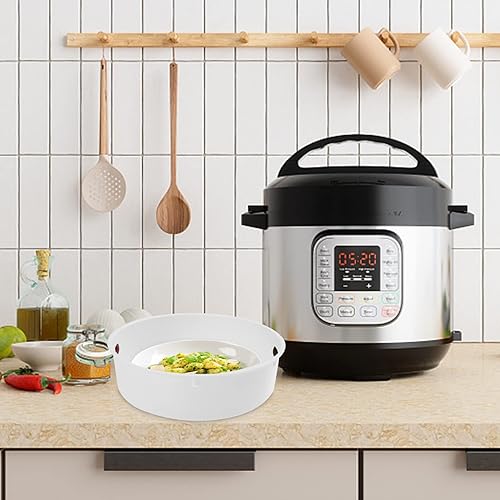 Miniatura 6 de Cabilock Soporte de plástico para cocinar al vapor, 2 unidades, grado alimenticio, cesta de vapor, inserción de utensilios de cocina para arrocera,