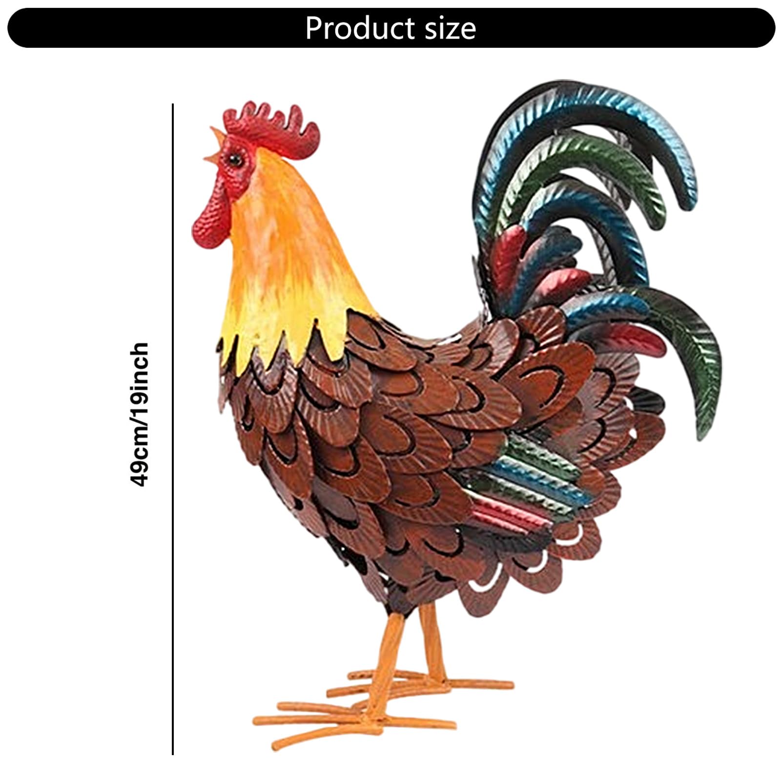 Scultura realistica del Gallo progettata per i portici dei
