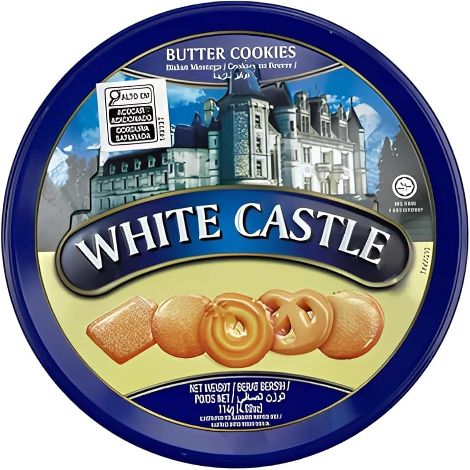 Biscoito Amanteigado WHITE CASTLE Lata 114g IMPORTADO