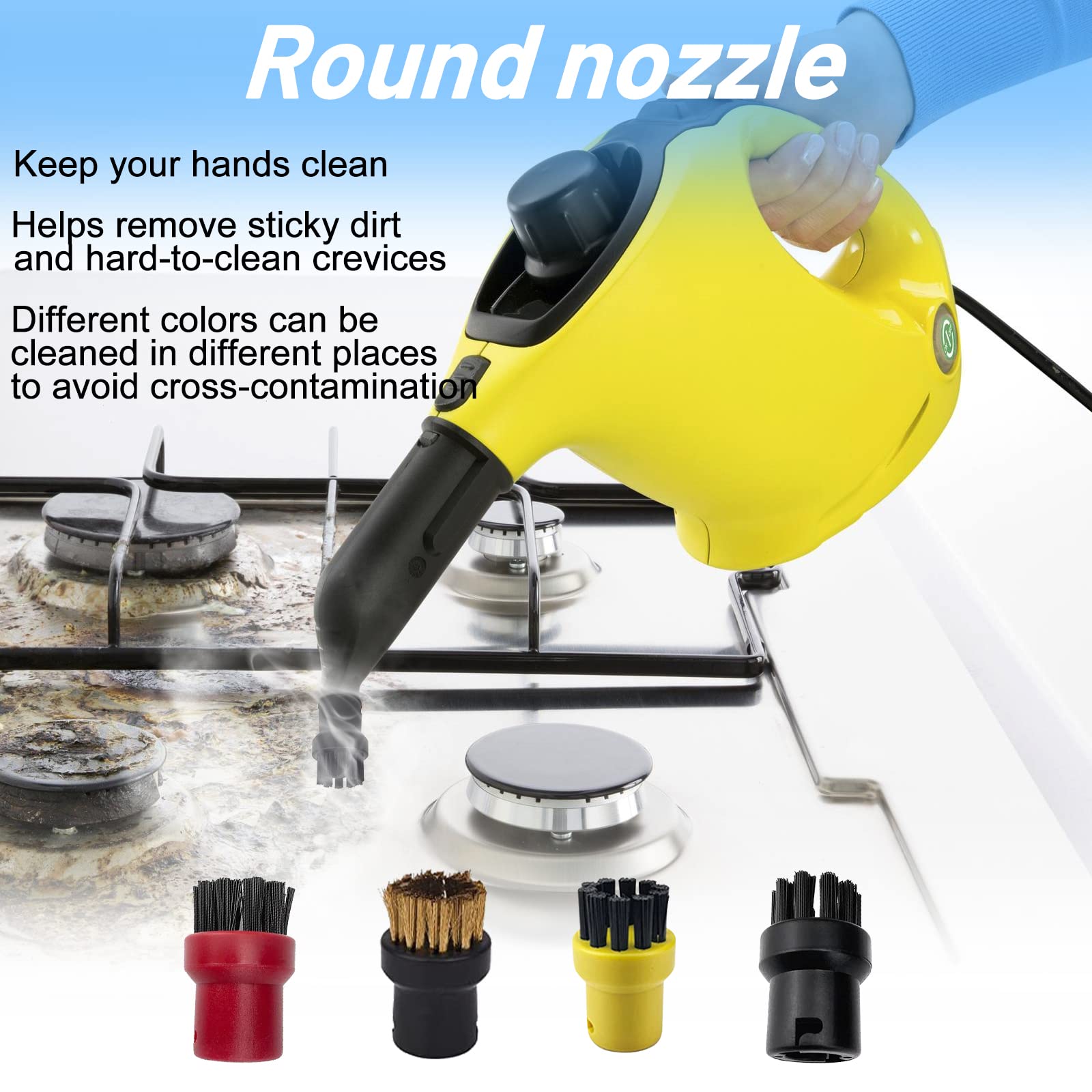 Set Ugelli Per Pulitore A Vapore Kärcher SC2-SC5 - 1 Bocchetta Pavimento + 2 Panni Microfibra - Foto 5