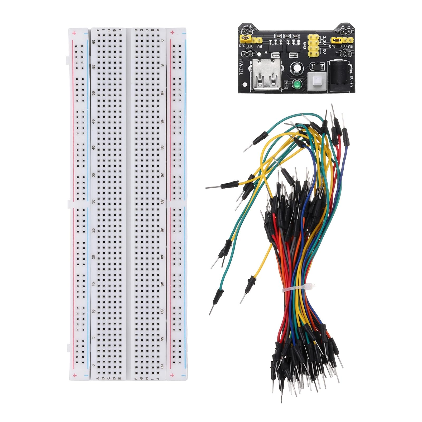 Platine d'expérimentation 830 points pour sécuriser vos composants électroniques amovibles - 7