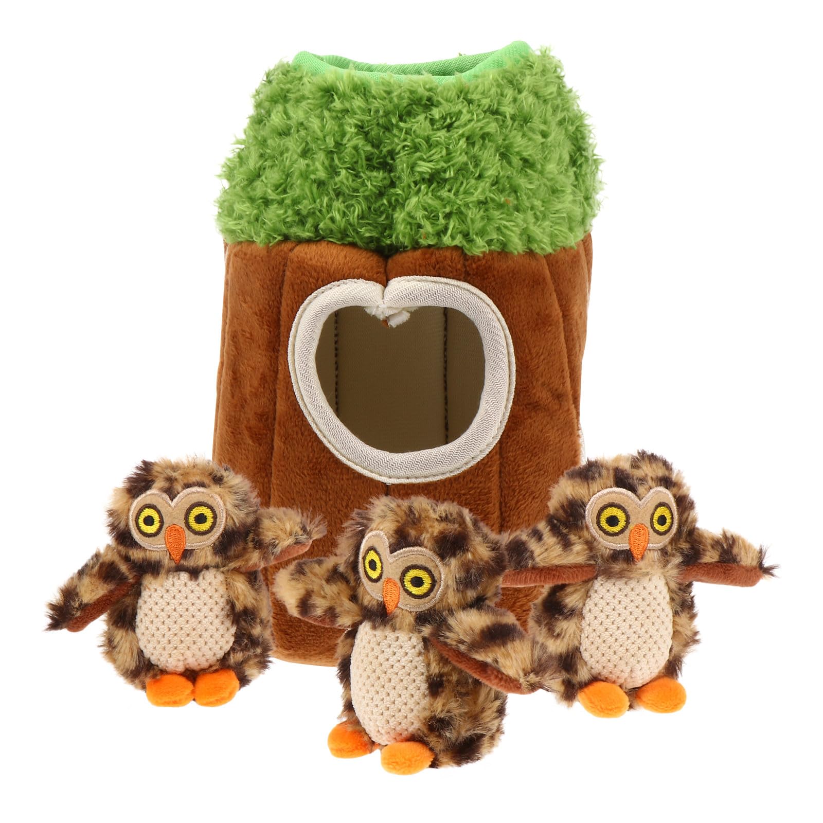 FRCOLOR Jouet et Interactif en Peluche 4 Pièces Couineur pour Chien Formes d'animaux Résistant la Mastication pour Activité Cache-Cache