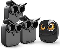 Vista 1 de Alarma inalámbrica de entrada de 1/2 milla de largo alcance, sensor de movimiento y detector de HTZSAFE para exteriores/interiores, sistema