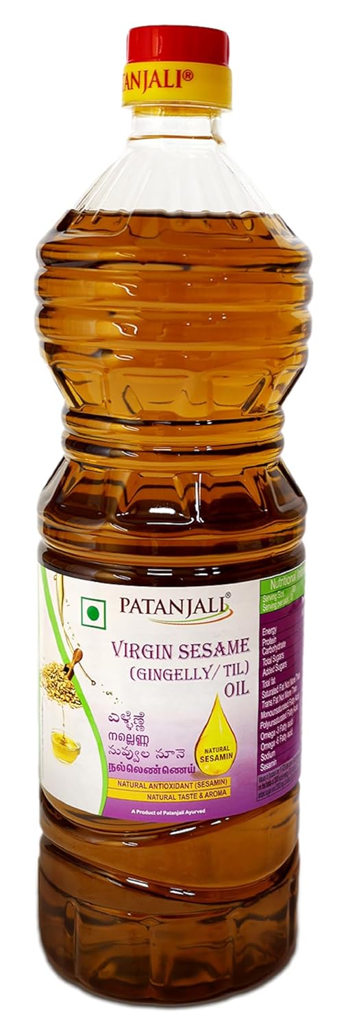 Patanjali Sesame Oil (Gingelly) Pure & Natural, Edible Til Oil for