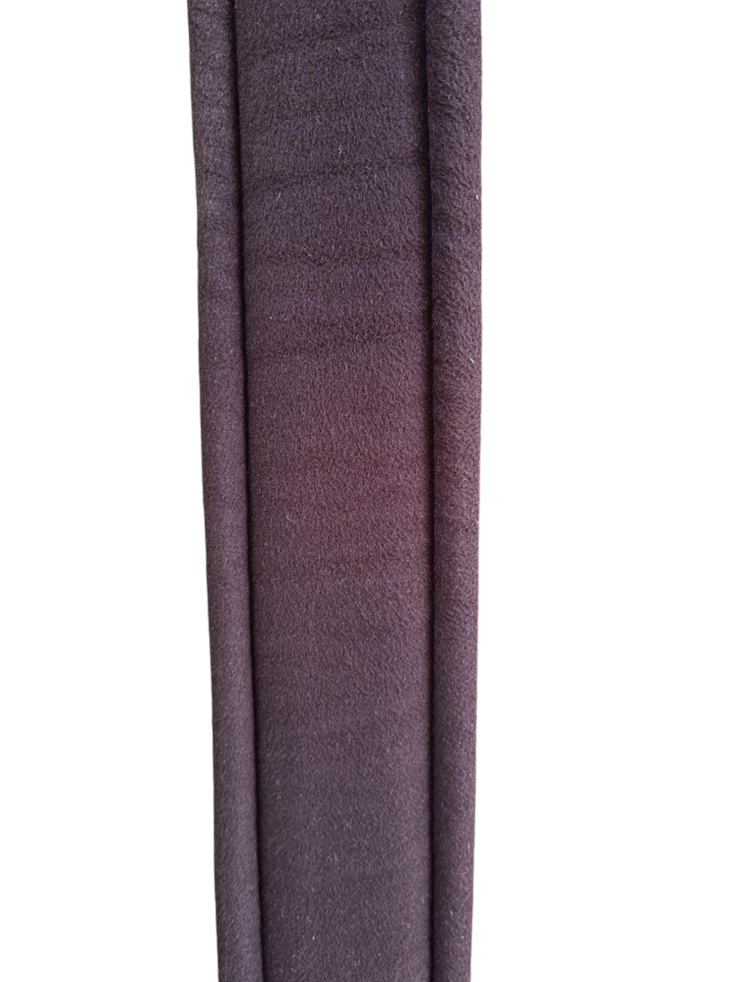 Stagg Gitarrengurt Leder braun – hochwertig & gepolstert mit Buckle-Design – verstellbarer Gurt für Akustik-, E- und Bassgitarre – bequem, robust & stilvoll – perfektes Zubehör für Gitarristenn