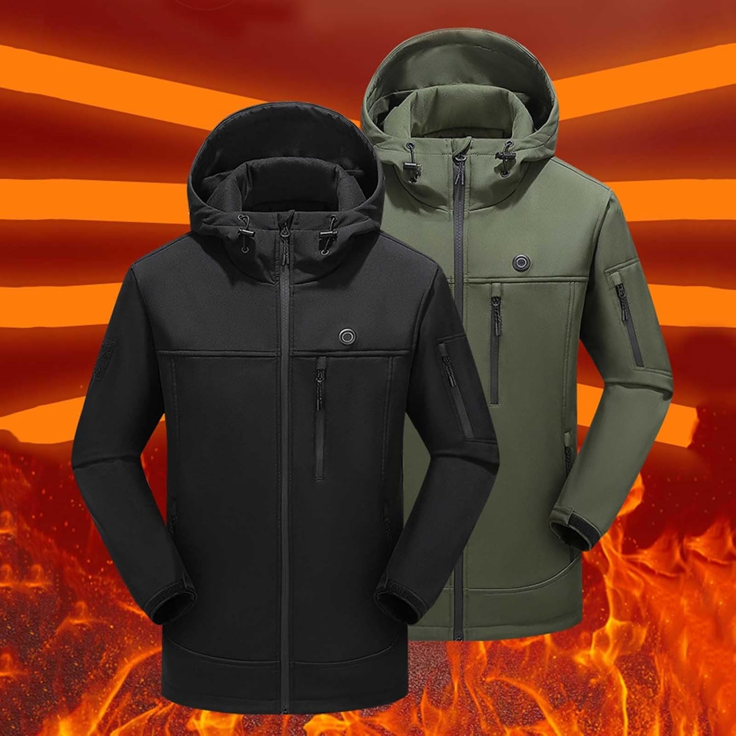 VAN JAC レザー スタジャン マスタードイエロー ウール ジャケット M