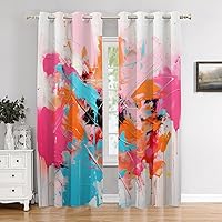 Vista 1128 de Cenefas de cocina modernas con patrón de cobre marrón dorado para ventanas, cenefas opacas abstractas de marcas de arañazos y cortinas opacas