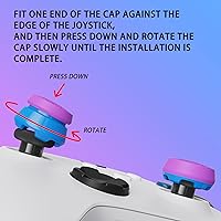Vista 7 de playvital Thumbs Pro Armor - Extensor de pulgar para Xbox Core, para controlador Xbox Series XS, tapas de joystick para control Xbox One 2