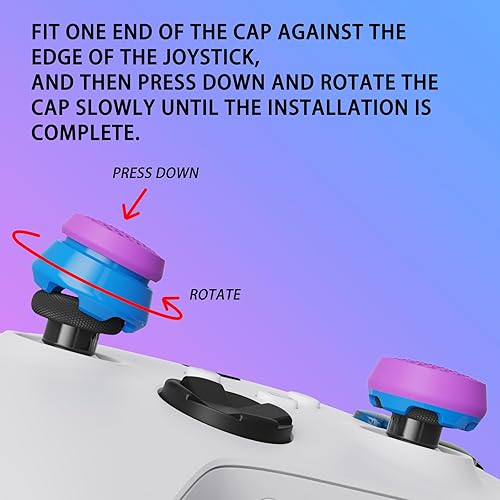 Miniatura 7 de playvital Thumbs Pro Armor - Extensor de pulgar para Xbox Core, para controlador Xbox Series XS, tapas de joystick para control Xbox One 2 de