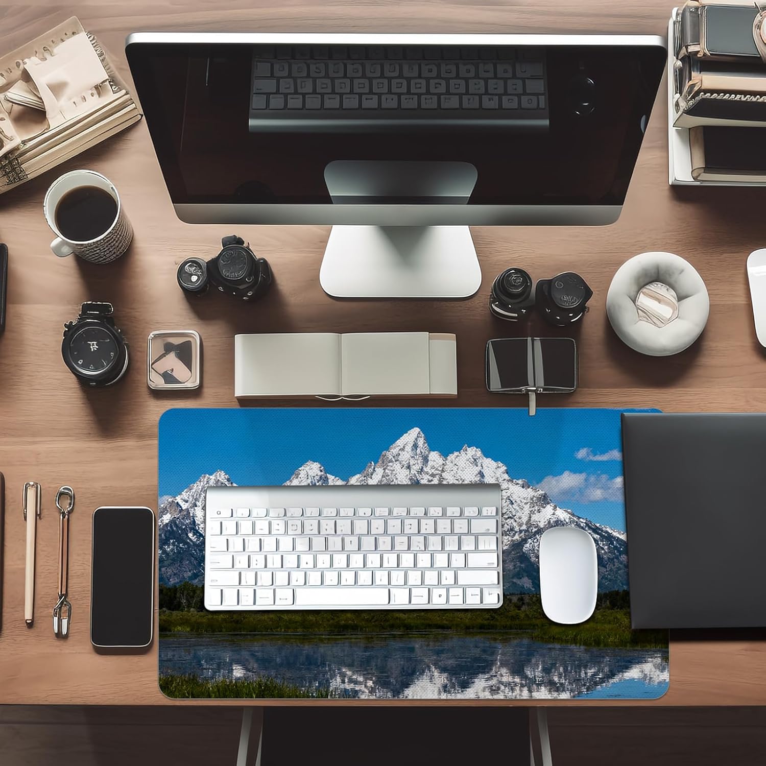 10 Pcs Sublimation Blanks Playmat 14x24 Inch,Smooth Rubber Playing Mat for Trading/Board Games, Versatile Use as Game Pad & Computer Mouse Pad for Home/Game Room