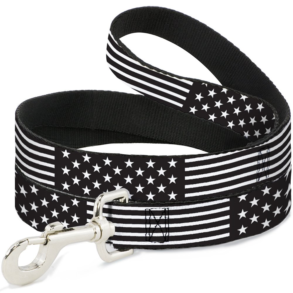 Americana étoiles et Stripes2 Noir/Blanc ceinture en toile unisexe