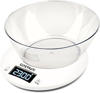 G3 Ferrari Winny digitális konyhai mérleg 5 kg fehér precíziós 1