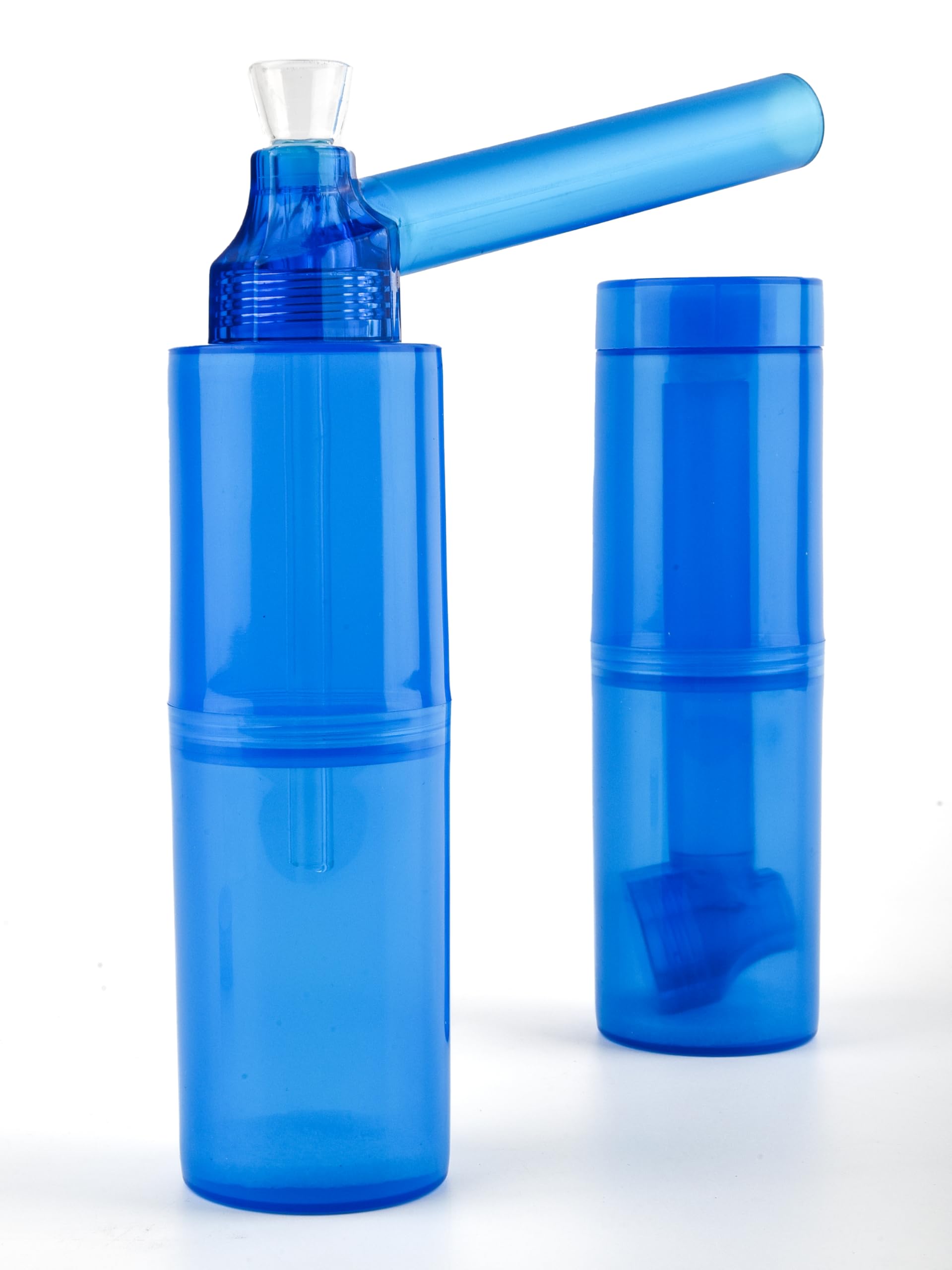UniBo (Universal Bong) 18 cm Portable Detachable Water Pipe Bong - Blue