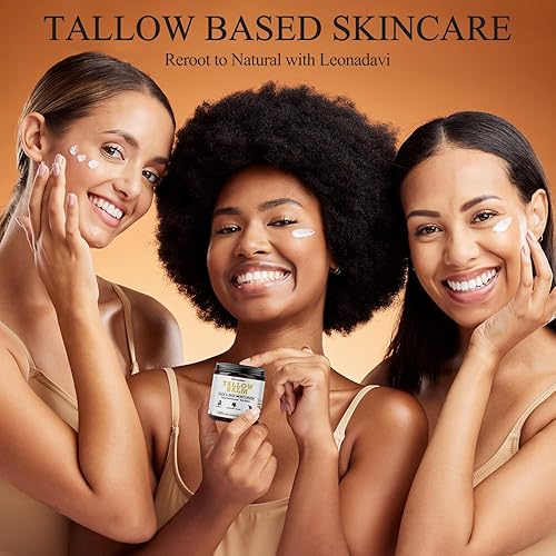 Miniatura 8 de Sarga de carne batida para la piel  4.2 oz hidratante natural con sebo alimentado con hierba, miel y aceite de oliva  Bálsamo hecho a mano para cara