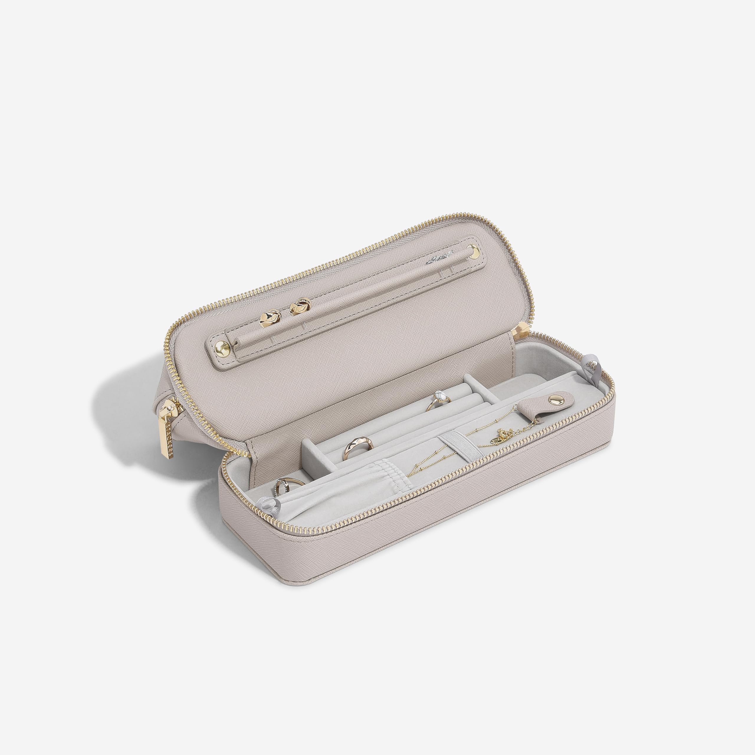 Stackers Taupe Cosmetic/Jewellery Bag - Image 4