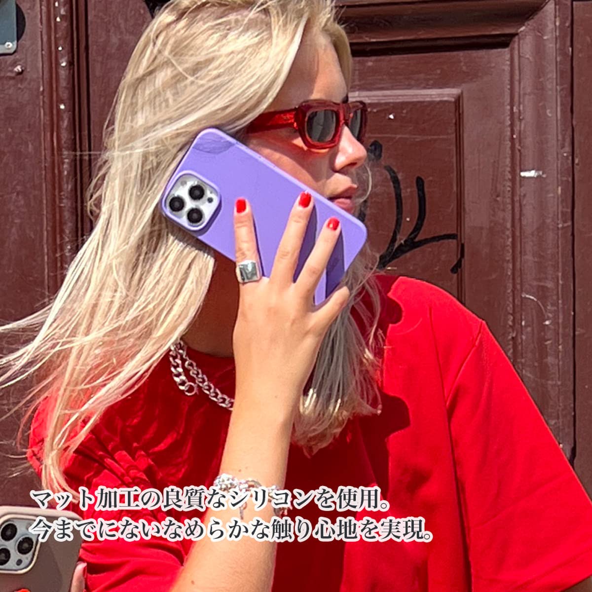 Etui Holdit silicone Case do iPhone 13 Pro jasnobrązowy