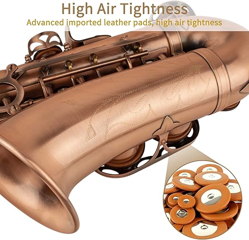 Miniatura 10 de Saxofón Alto Eb, Saxofón Principiante, Saxofón Alto, Saxofón para Principiantes, Saxofón Alto para Estudiantes, Saxofón Alto, Saxofón Profesional