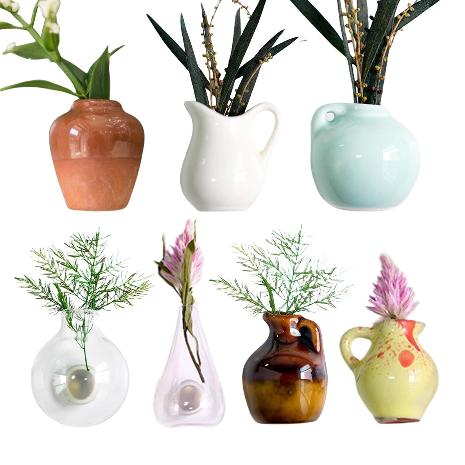 Aimant de petit vase et aimant de réfrigérateur pour maison et bureau