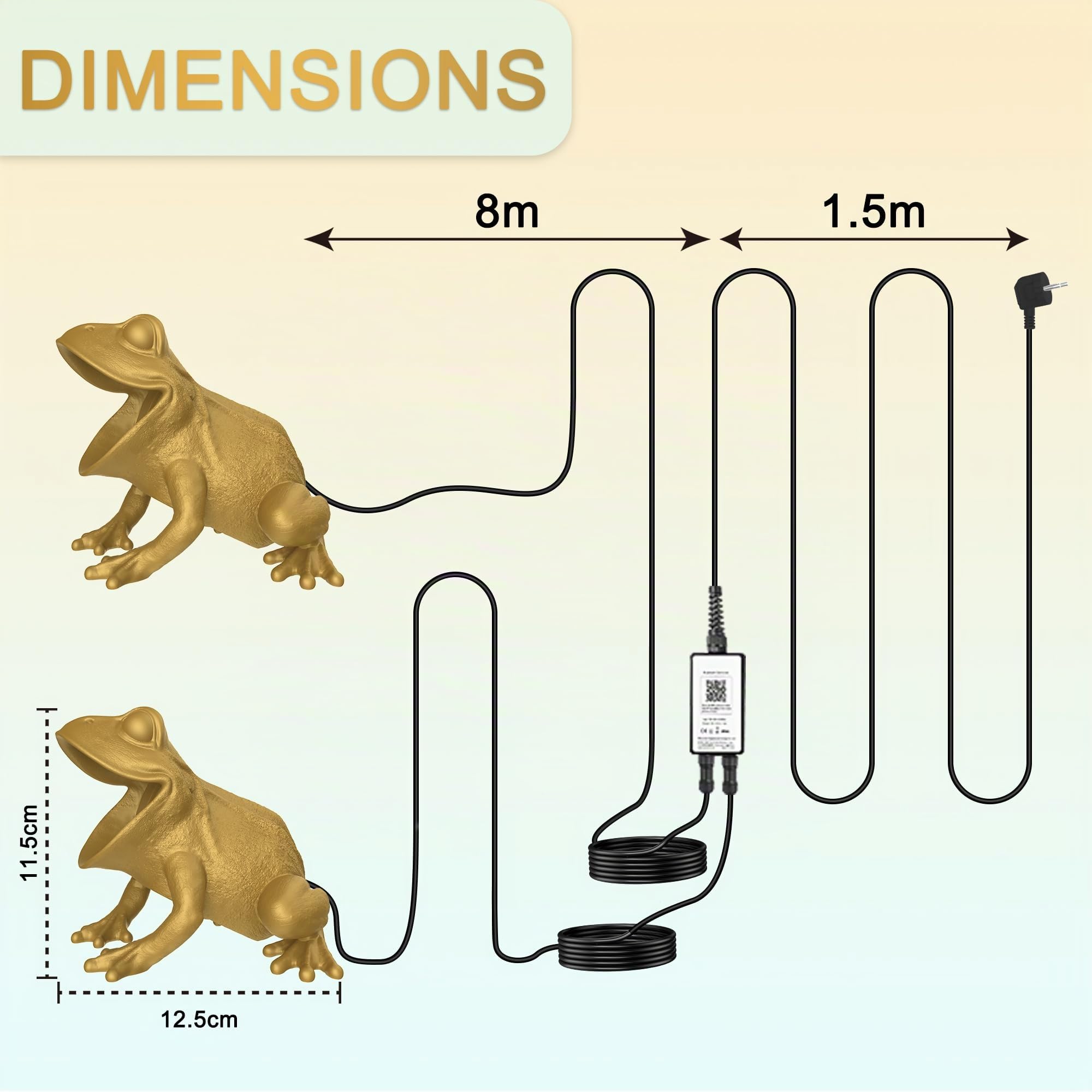 Lumière LED Submersible pour Étang avec Contrôle APP, 6W Spots Immergés Étanches avec 12V Transformateur et Minuterie, Projecteur de Bassin IP68 Étanche pour Fontaine Jardin Aquatique, Set 2