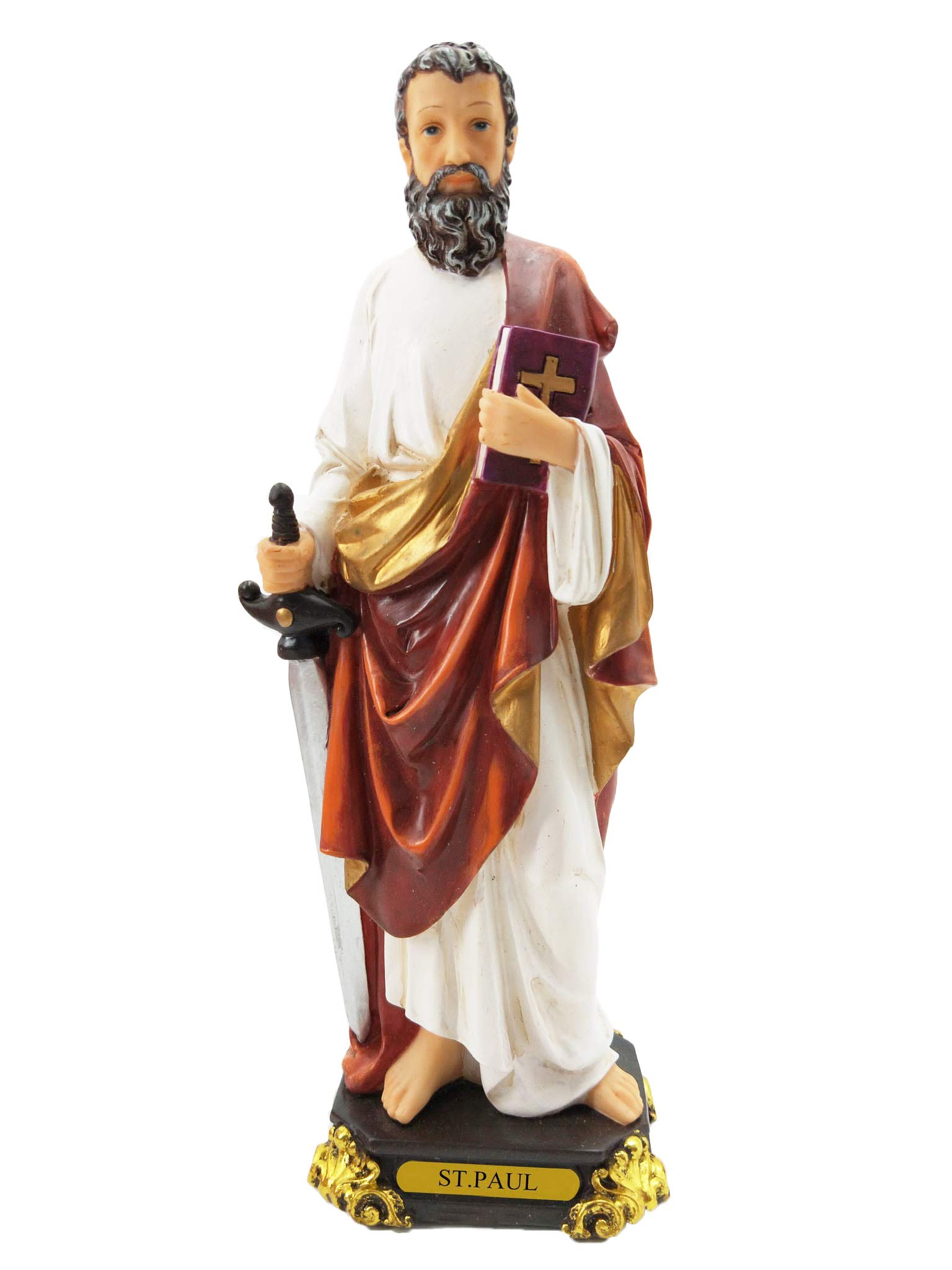 12.5 Inches Saint Paul Statue St. Paul Sculpture