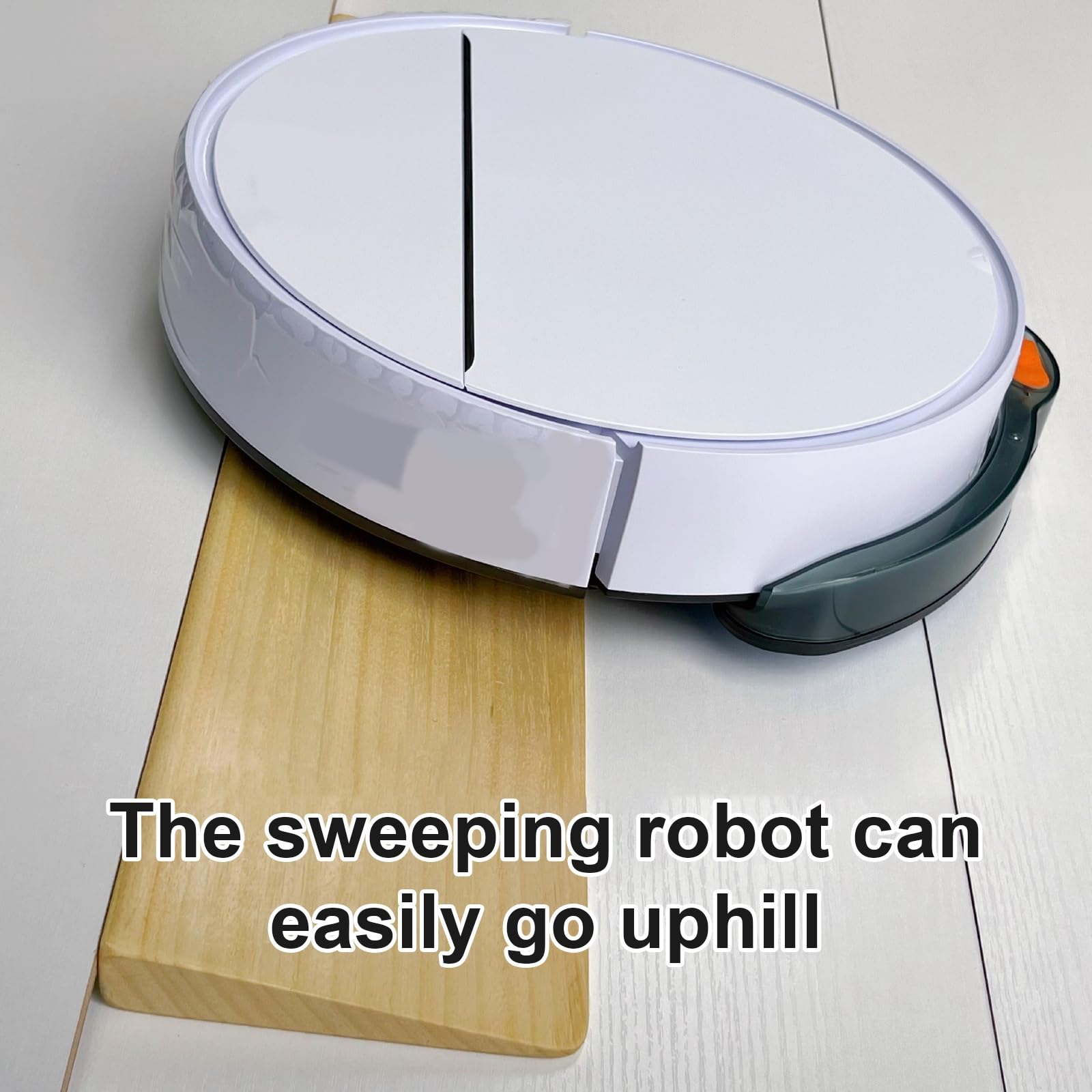 Rampa podjazdowa do odkurzaczy robotów – wytrzymała rampa krawężnikowa z litego drewna zapewnia łatwy dostęp do samochodów, ciężarówek, skuterów i wózków inwalidzkich