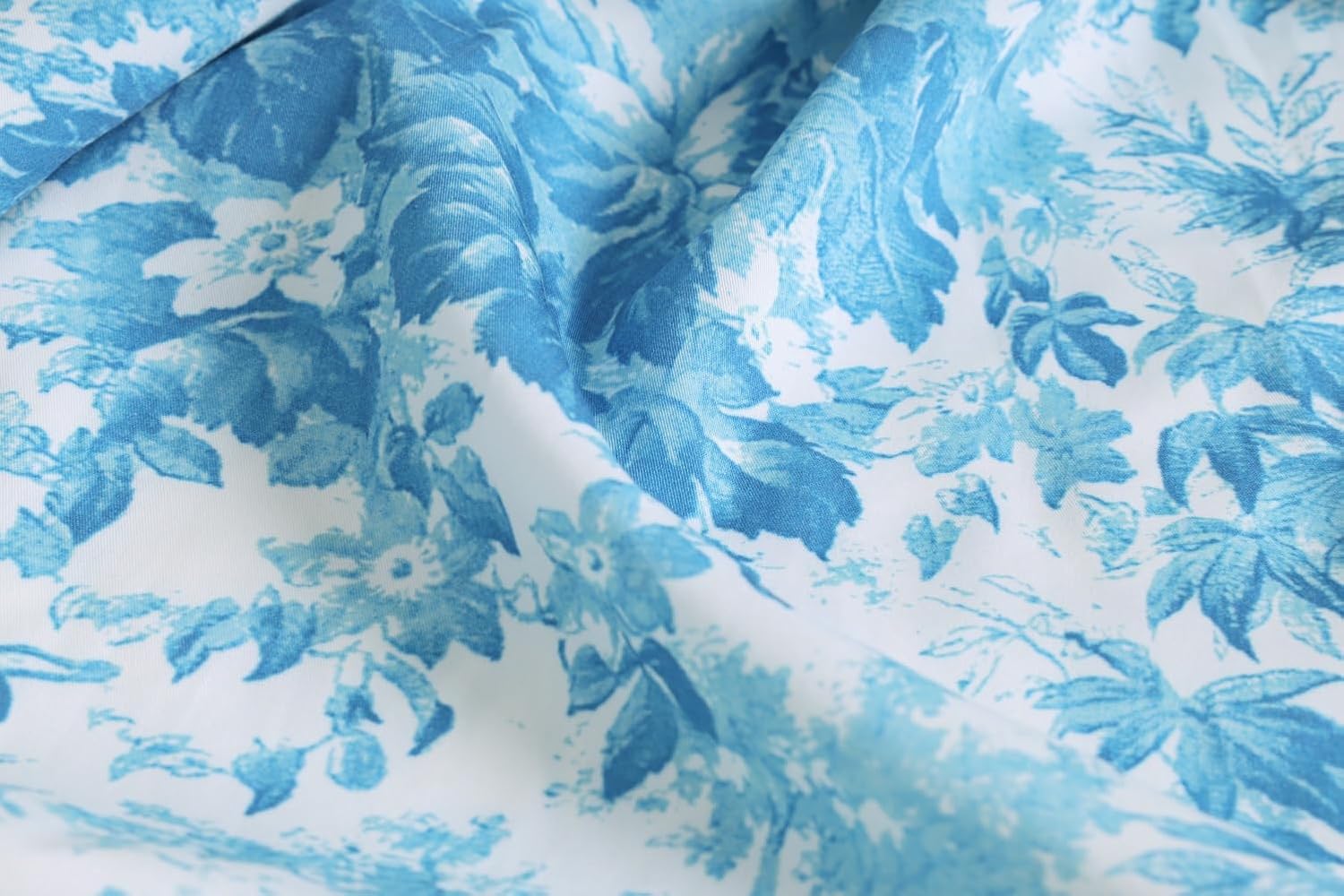 Ladyful Womens Button Down Shirt Dress Flowy Floral Printed Midi Dress Casual Short Sleeve Summer A-line Shirtdress - Image 6