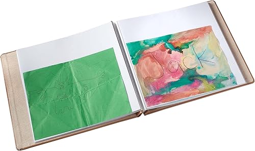 Miniatura 2 de Old Town Álbum de recortes de cuero regenerado de 12 x 12 páginas (caramelo)