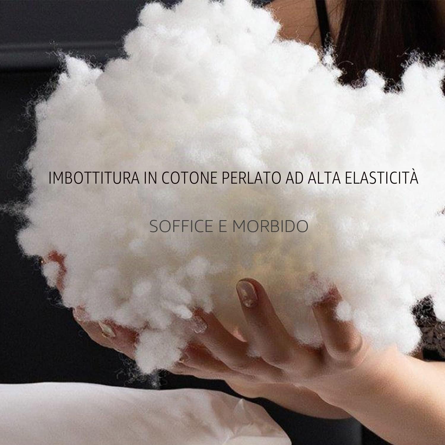 Copri Testiera Letto Matrimoniale Singolo Imbottita, Cuscini da Lettura Copri Testata Copripiumino Rimovibile E Lavabile, Anti-collisione Addensato Grandi per Testata(80x48x10cm,Gray)