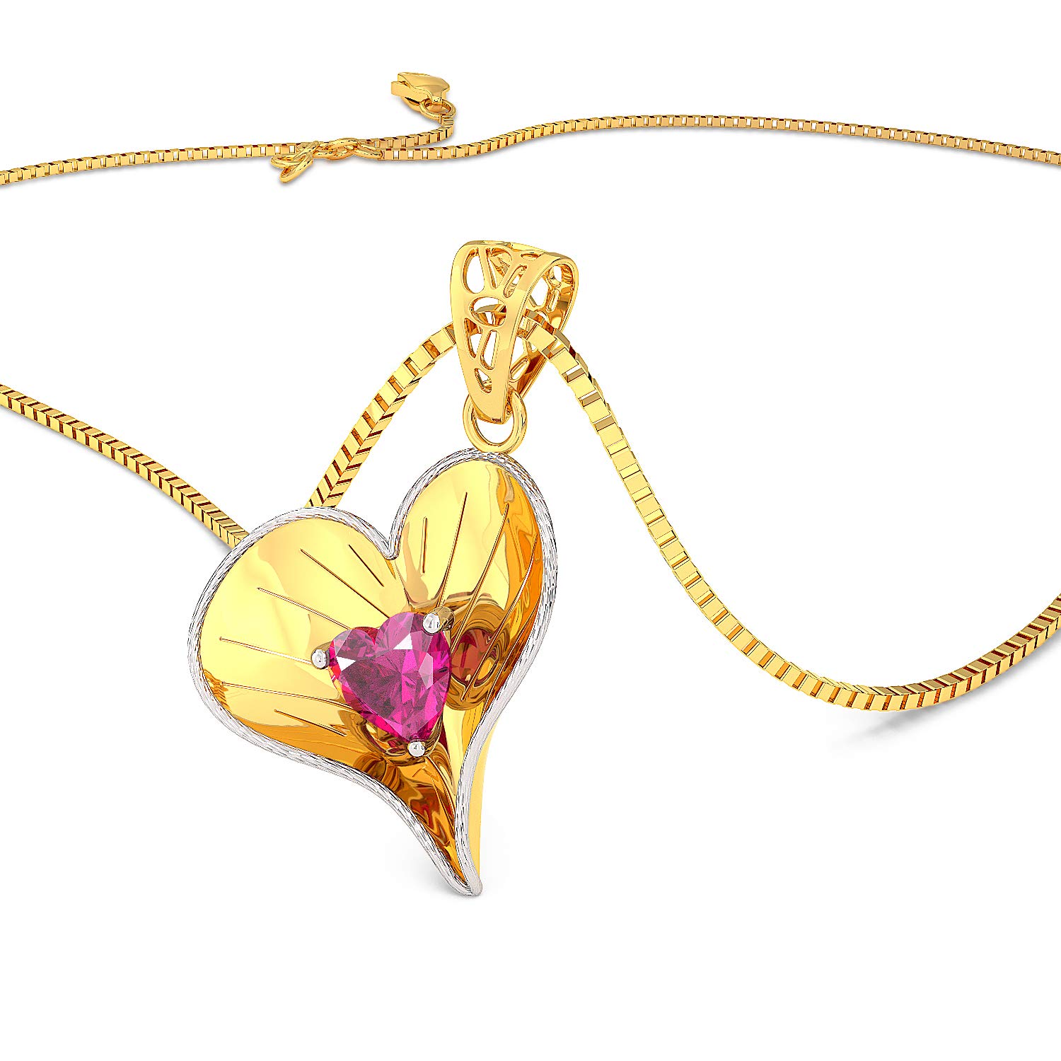 Joyalukkas22KT Yellow Gold Necklace for Girls