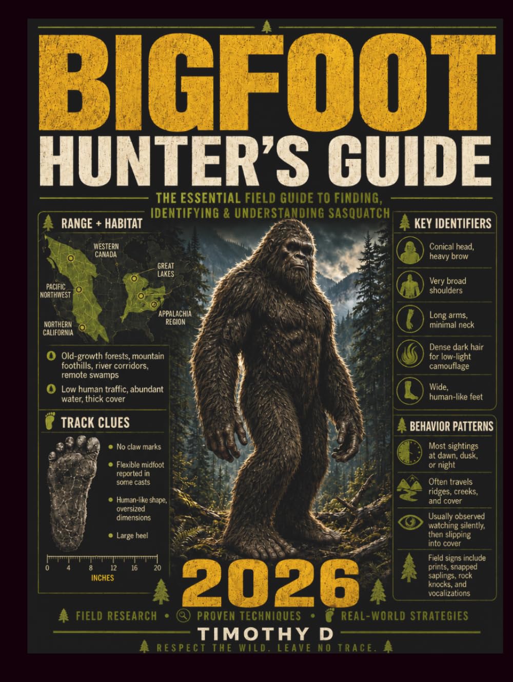 BIGFOOT HUNTER'S GUIDE: THE ESSENTIAL FIELD GUIDE TO FINDING, IDENTIFYING & UNDERSTANDING SASQUATCH