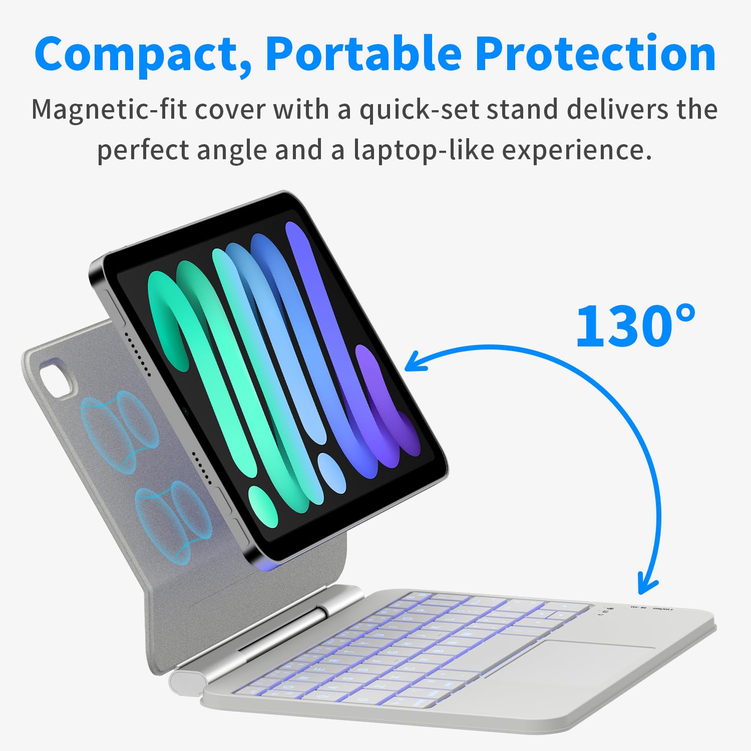 Amazon.com: Aioopro iPad mini 7/6 Keyboard Case (8.3-Inch, 2024