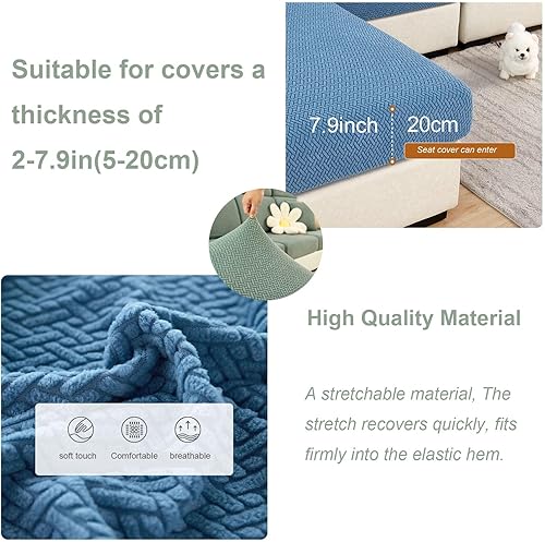 Miniatura 7 de Fundas de sofá héroe, fundas de sofá relajantes para el hogar, fundas de sofá Soothinghome, fundas de sofá mágicas (verde, funda de almohada)