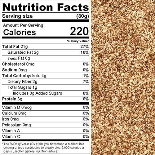 Miniatura 6 de Nuez, harina cruda "sabrosa y deliciosa", conveniente, saludable, gran sabor, finamente molida, vegana, EE.UU., 1 libra (16 onzas) por Presto Sales