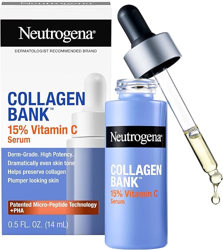 Neutrogena Collagen Bank 15%, Vitamin C Face Serum, 0.5 fl. oz